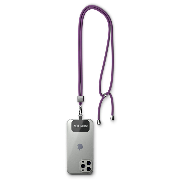 Crossbody, trendy 2-tone cord phone holder made of recycled polyester (rPET) - Classic Green / Black accessories