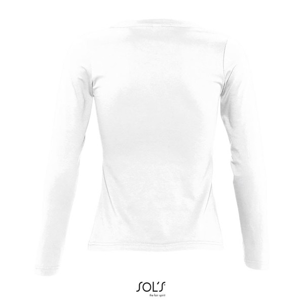 Ženska majica Majestic, bombaž 150g - Bela / 2XL
