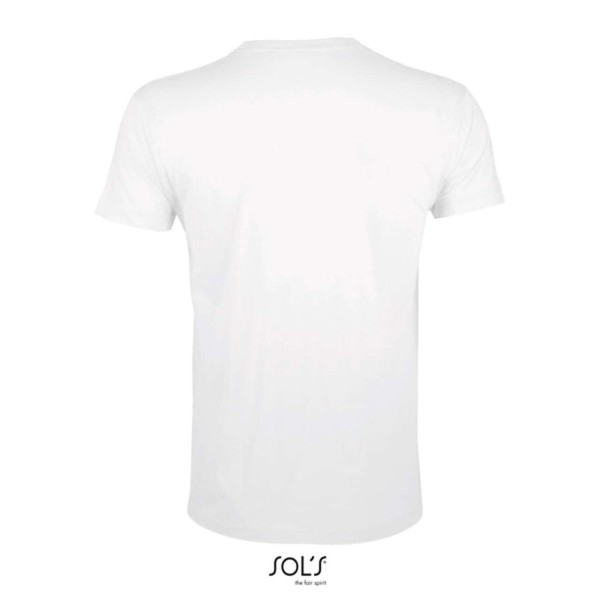Sol's Regent Fit - Men’S Round Neck Close Fitting T-Shirt - White / L