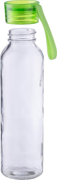 Glazen drinkfles (500 ml) Anouk - wit