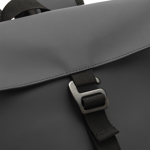 Pu Laptop Backpack (15) - Black