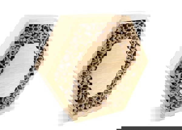 Bee House made of FSC Wood Hexagonal