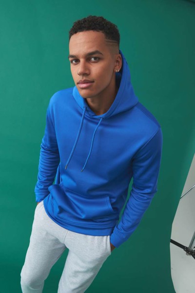 Sports Polyester Hoodie - Steel Grey / 3XL