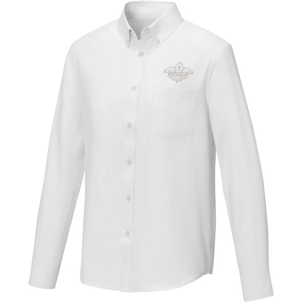 Pollux long sleeve men's shirt - White / 3XL