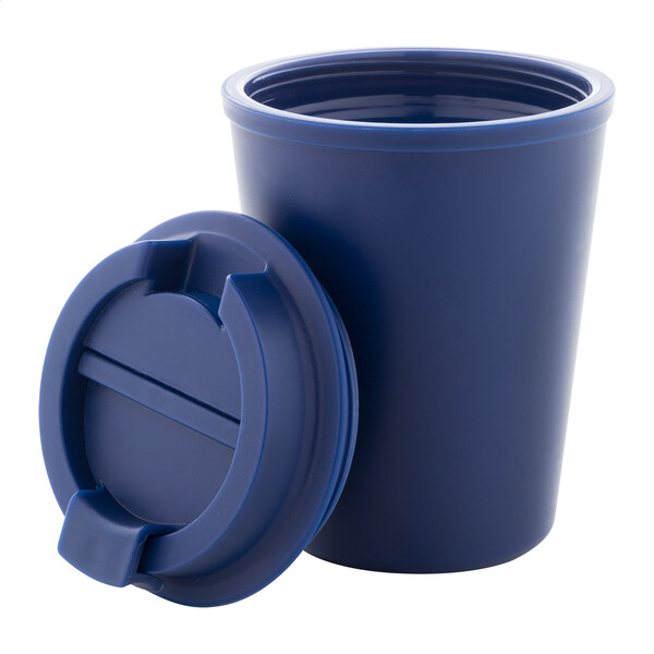 Mug Thermos En Rpp Cappulu - Bleu Foncé