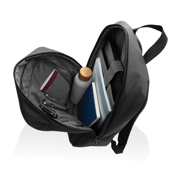 Armond laptop backpack,15.6 inch,AWARE rPET - Black