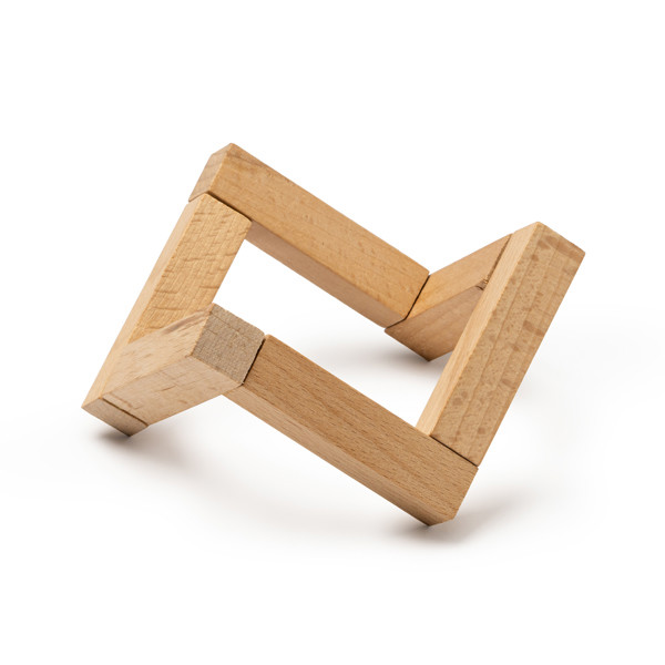 Altavoz Bluetooth personalizado con luz LED y soporte de madera 3W