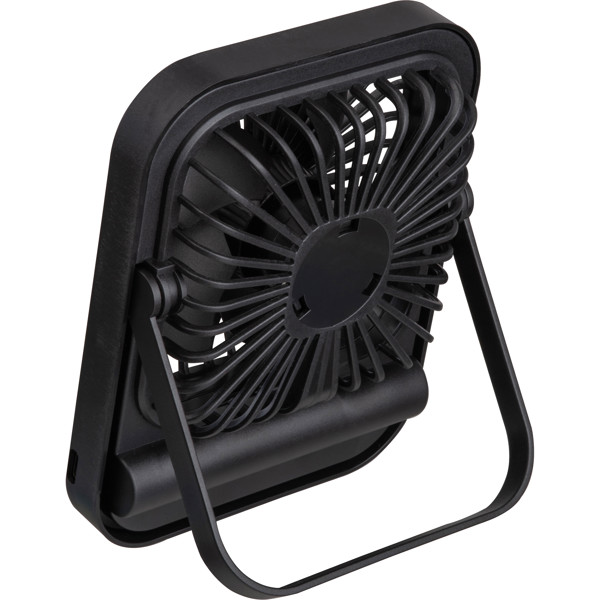 Table fan with rechargeable battery WERONIKA - Black