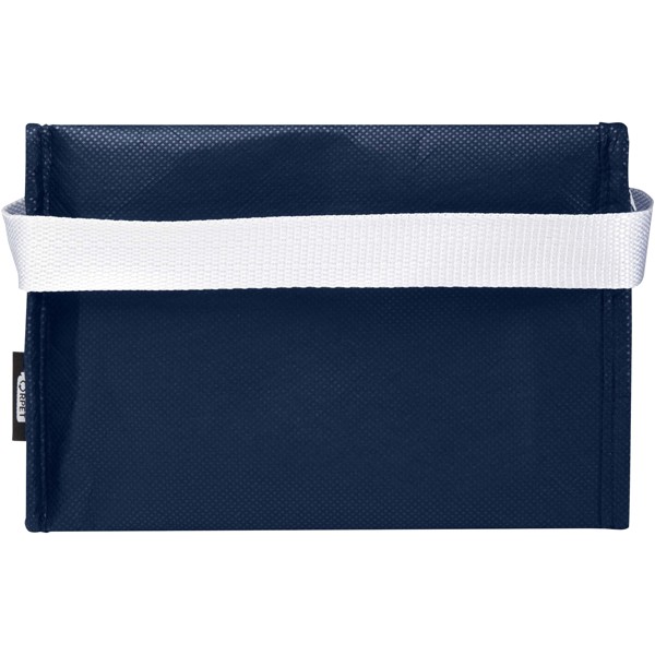 Borsa termica con capacità per 6 lattine in tessuto non tessuto riciclato certificato GRS Spectrum - 4L - Navy