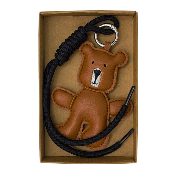 Caramel teddy keyring