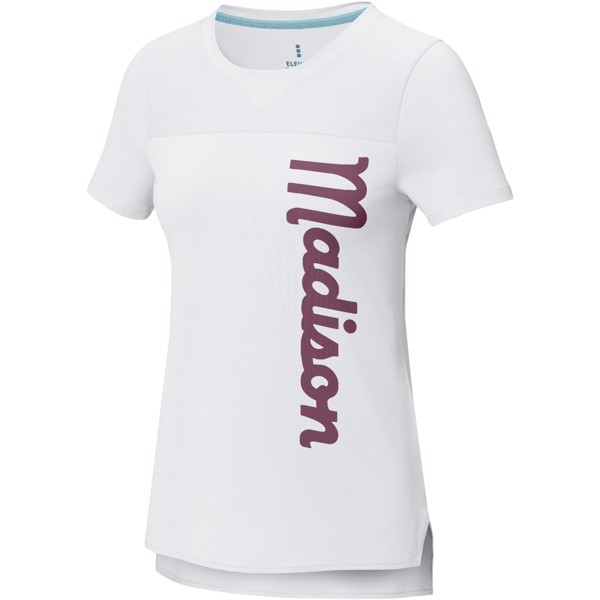 T-shirt Borax à manches courtes et en cool fit recyclé GRS pour femme - Blanc / S
