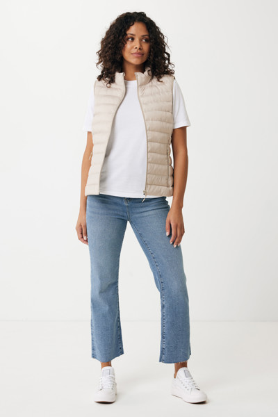 Iqoniq Meru women recycled polyester bodywarmer - Beige / L