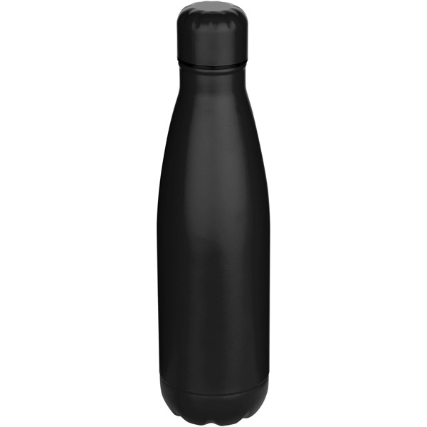 Fľaša na vodu z recyklovanej jednostennej nehrdzavejúcej ocele Cove 750 ml RCS - Čierna