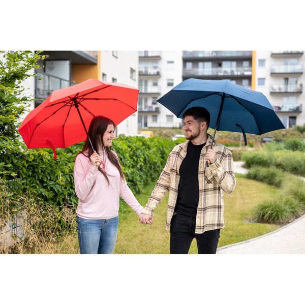 RPET automatic umbrella, foldable | Nell - white