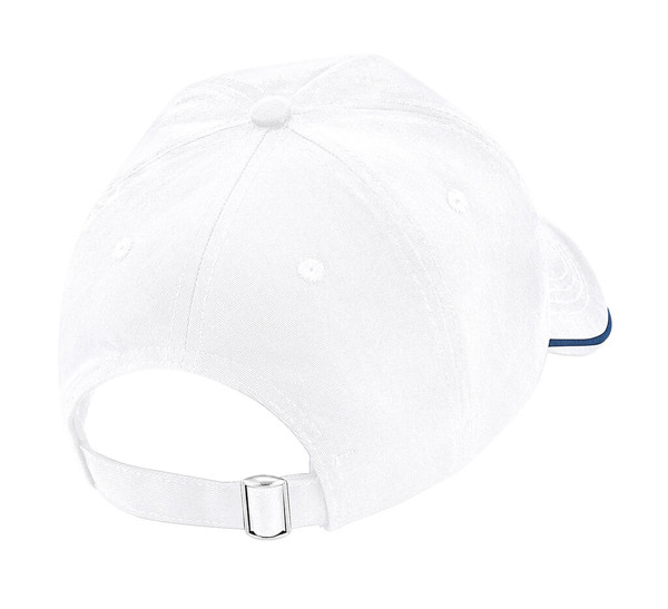 Cappellino 5 Pannelli Authentic - Visiera Piped - White / French Navy / ONE SIZE