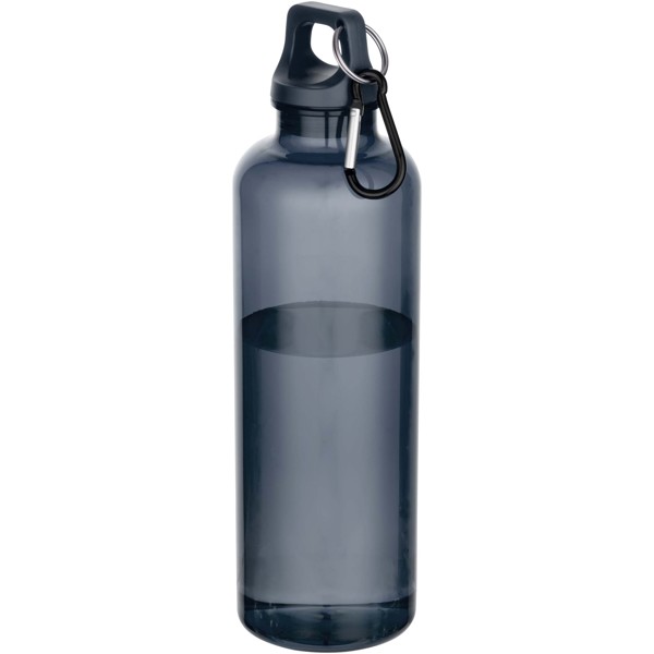 Bouteille d’eau Oregon de 750 ml en plastique recyclé certifié RCS avec mousqueton - Bleu hale