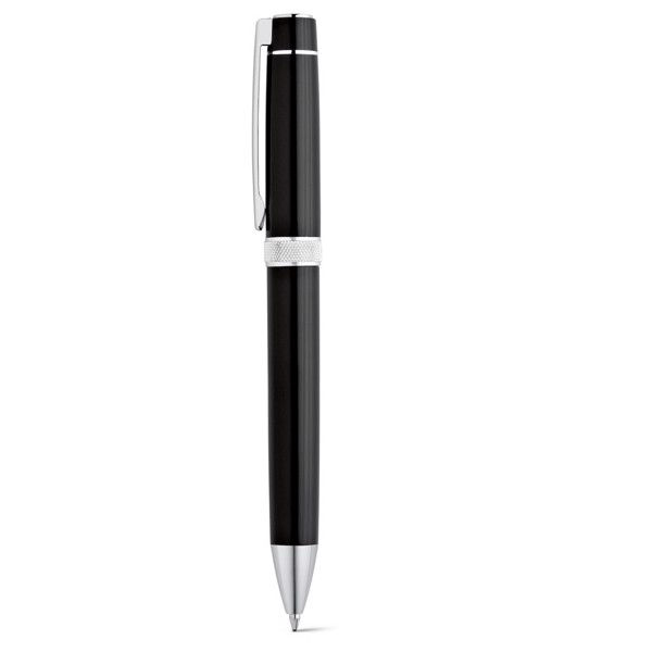 PS - DOURO. Metal rollerball and ballpoint set with clip