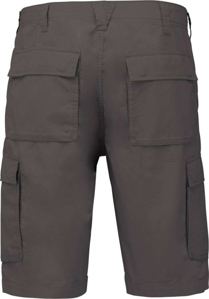 Men's Lightweight Multipocket Bermuda Shorts - Light Charcoal / 40