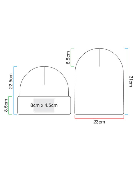 Berretto Con Toppa Rimovibile Thinsulate™ - Graphite Grey / ONE SIZE