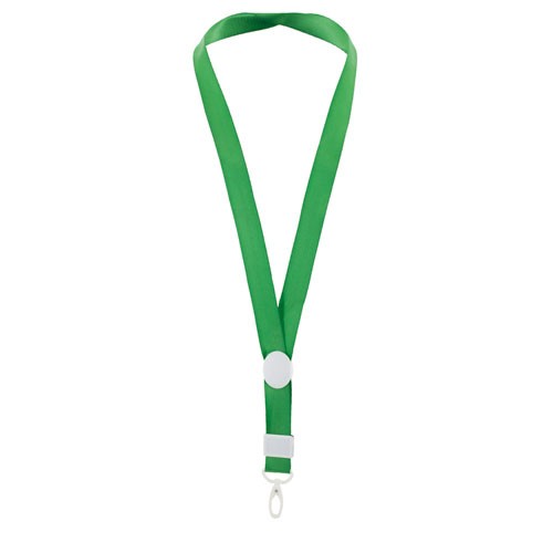 LANYARD AJUSTABLE "LYSTOK" - Vert
