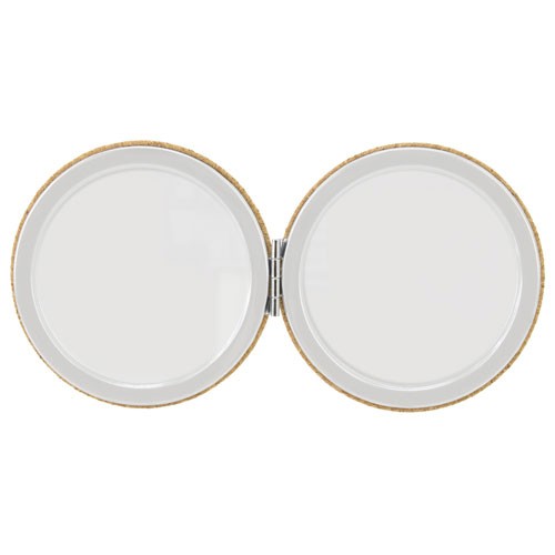 MIROIR ROND EN LIÈGE "LUNI"