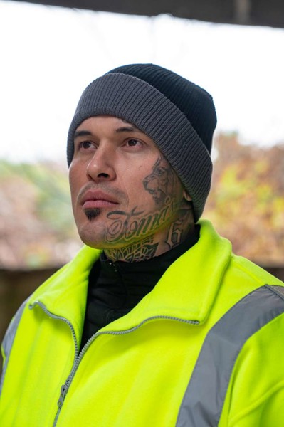 Two-Tone Knitted Hat - Metz - Orange / Yellow