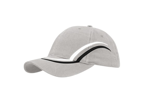 4075 - baseball cap - stone/white/black