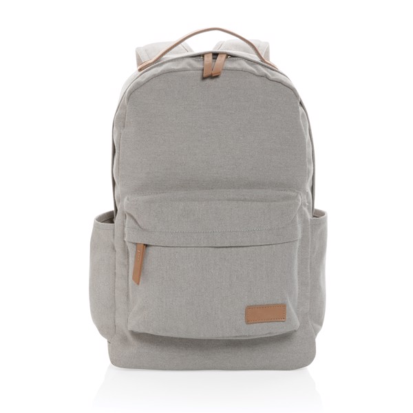 Impact AWARE backpack, recycled canvas, 14 inch - Grey
