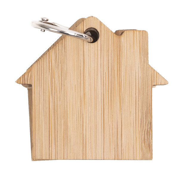 Homeland bamboo keychain with memo cards