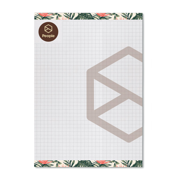 A5 size writing pad (EU made) - Full colour