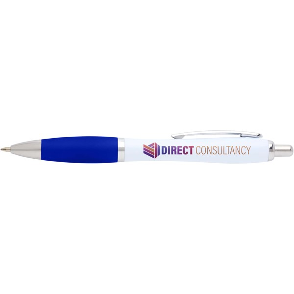 Stylo bille Nash en plastique recyclé (encre bleue) - Bleu royal