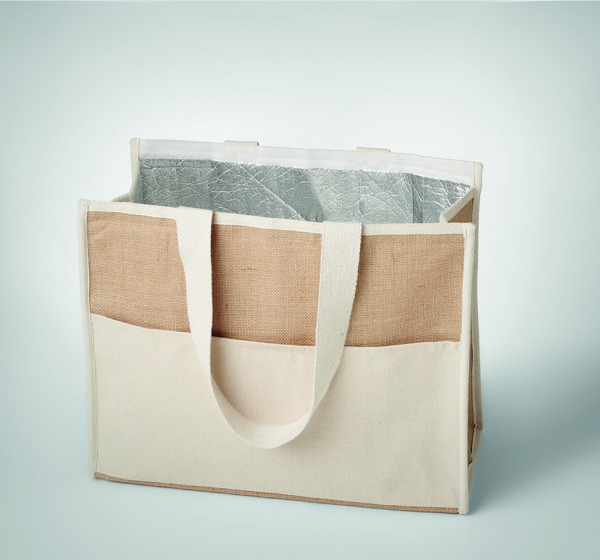 Sac shopping en toile et jute Campo De Geli
