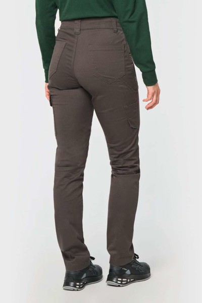 Unisex Cotton Stretch Trousers - Dark Grey / 46
