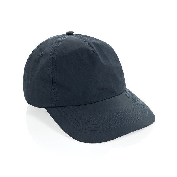 Casquette de baseball à 5 panneaux en nylon RCS KENTO URBAN - Bleu Marine