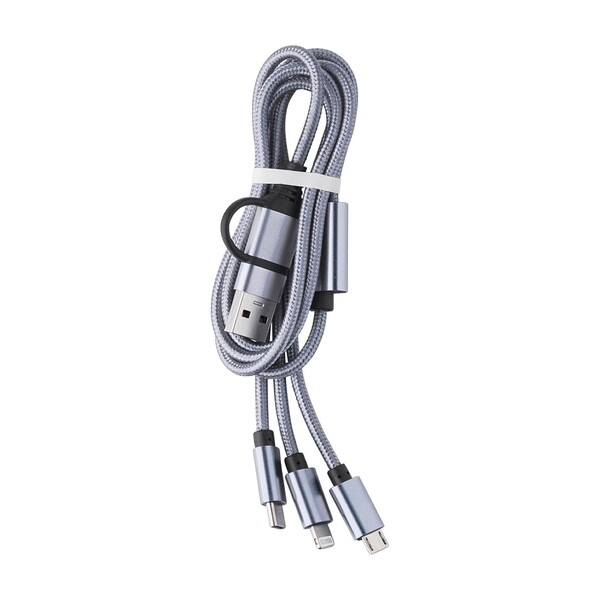 Charging cable Leif - silver