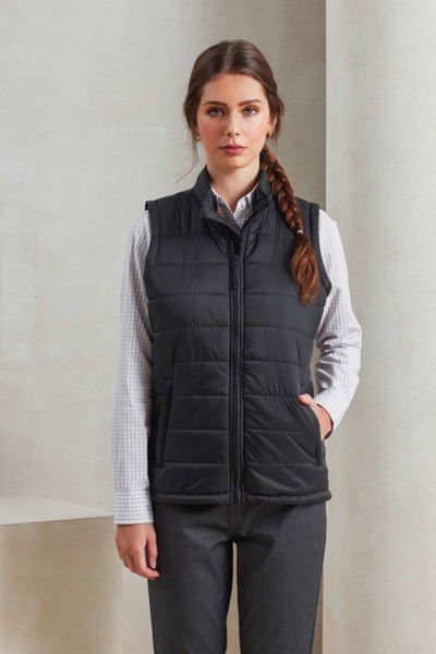 Women's 'Recyclight' Padded Gilet - Black / M