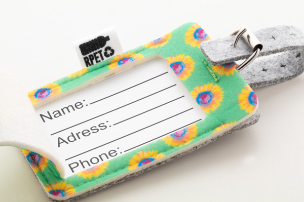 Custom Rpet Luggage Tag CreaFelt Tag