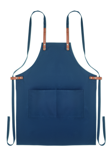 Grembiule in cotone organico Nagpur Colour - Blu