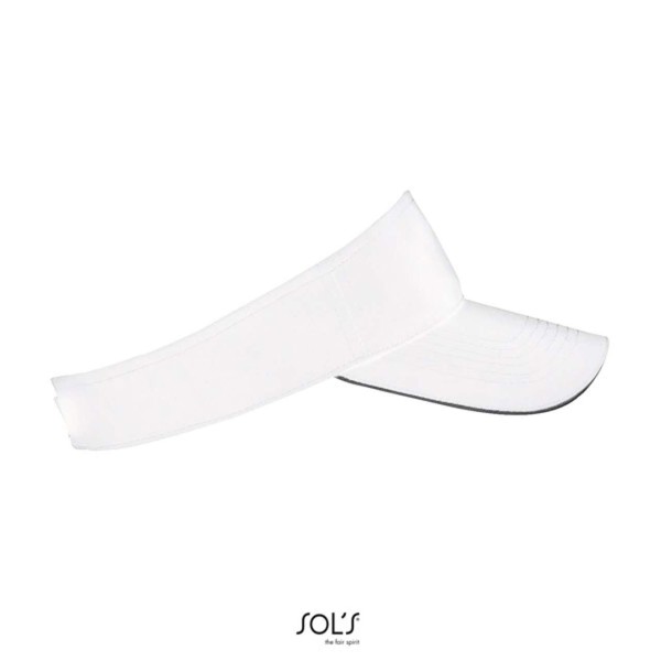 Sol's Ace - Unisex Visor - White / Black