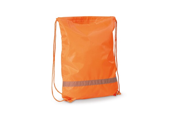 Sac cordelette réfléchissant - Orange