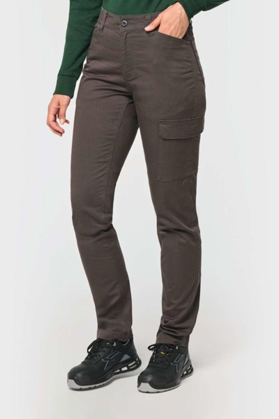Unisex Cotton Stretch Trousers - Dark Grey / 46