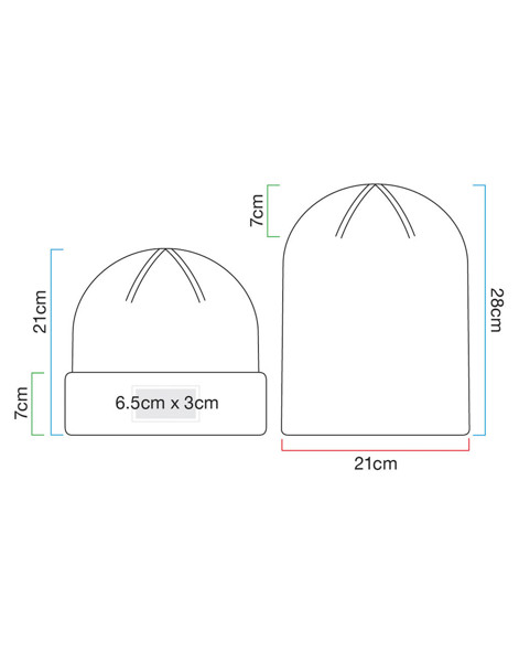 Berretto Con Toppa Fashion - Graphite Grey / Black / ONE SIZE