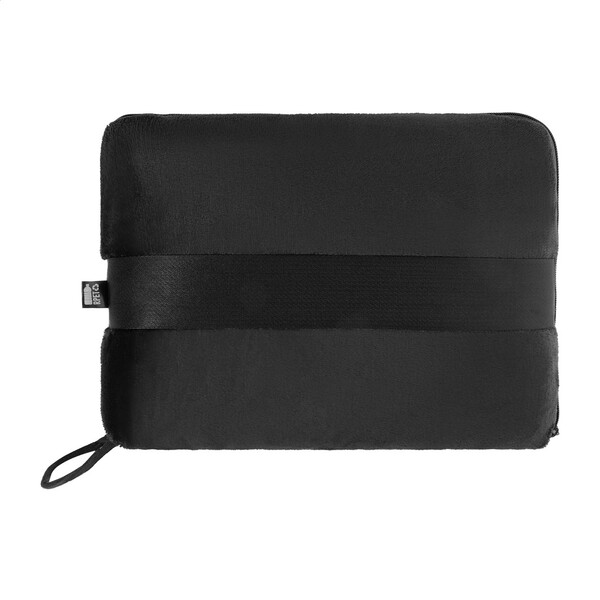 2In1 Travel Blanket And Pillow Napwrap - Black
