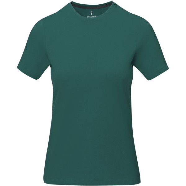 T-shirt de manga curta Nanaimo de mulher - Verde floresta / M