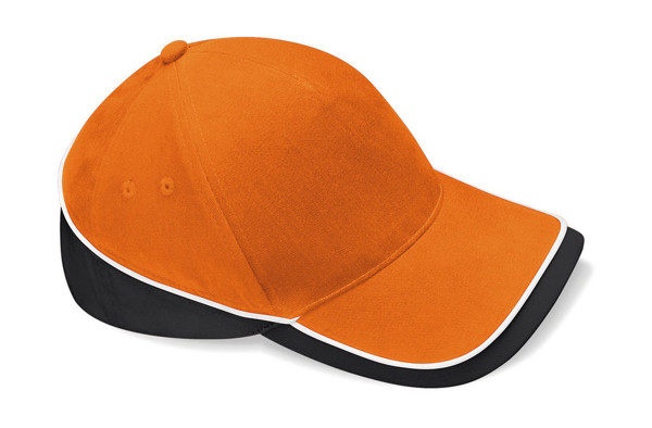 Teamwear Competition Cap - Orange / Black / White / ONE SIZE