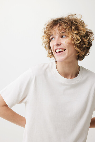 Tričko Iqoniq Kakadu relaxed fit z recykl. bavlny - Ivory White / XS