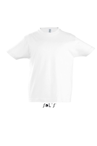 Sol's Imperial Kids' - Round Neck T-Shirt - White / 12A