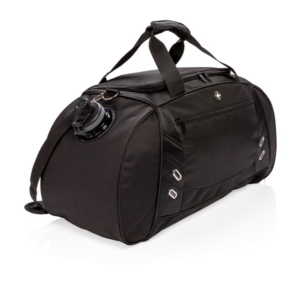 Swiss Peak duffle bag, 600D polyester, 61x30x25 cm