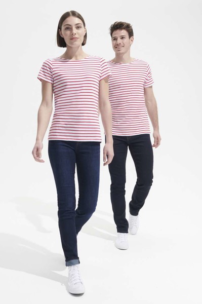 Sol's Miles Women - Round Neck Striped T-Shirt - XS