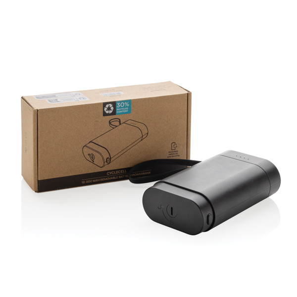 CycleCell powerbank 10.000 mAh, kabel tipa C